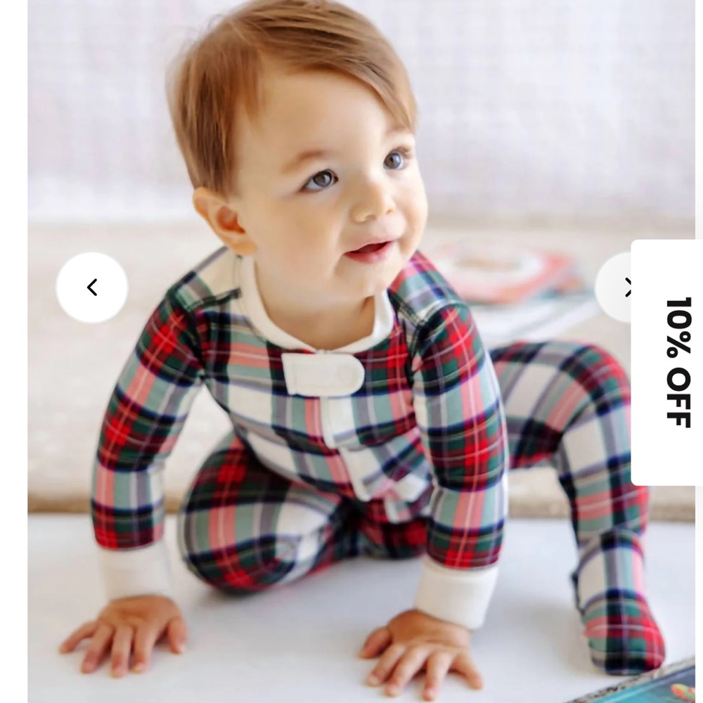 NWT The Beaufort Bonnet Company Knox’s Night Night Christmas Pajamas 12-18m TBBC